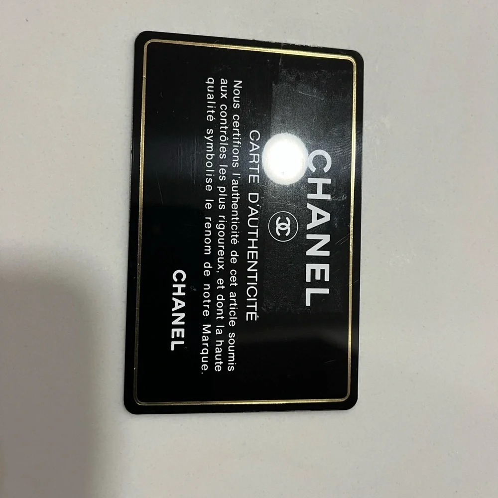 Chanel Zippy linen wallet